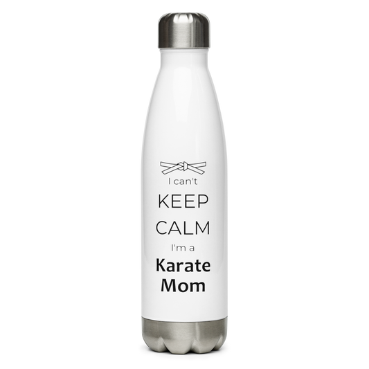 Karate Mom Stainless Steel Water Bottle