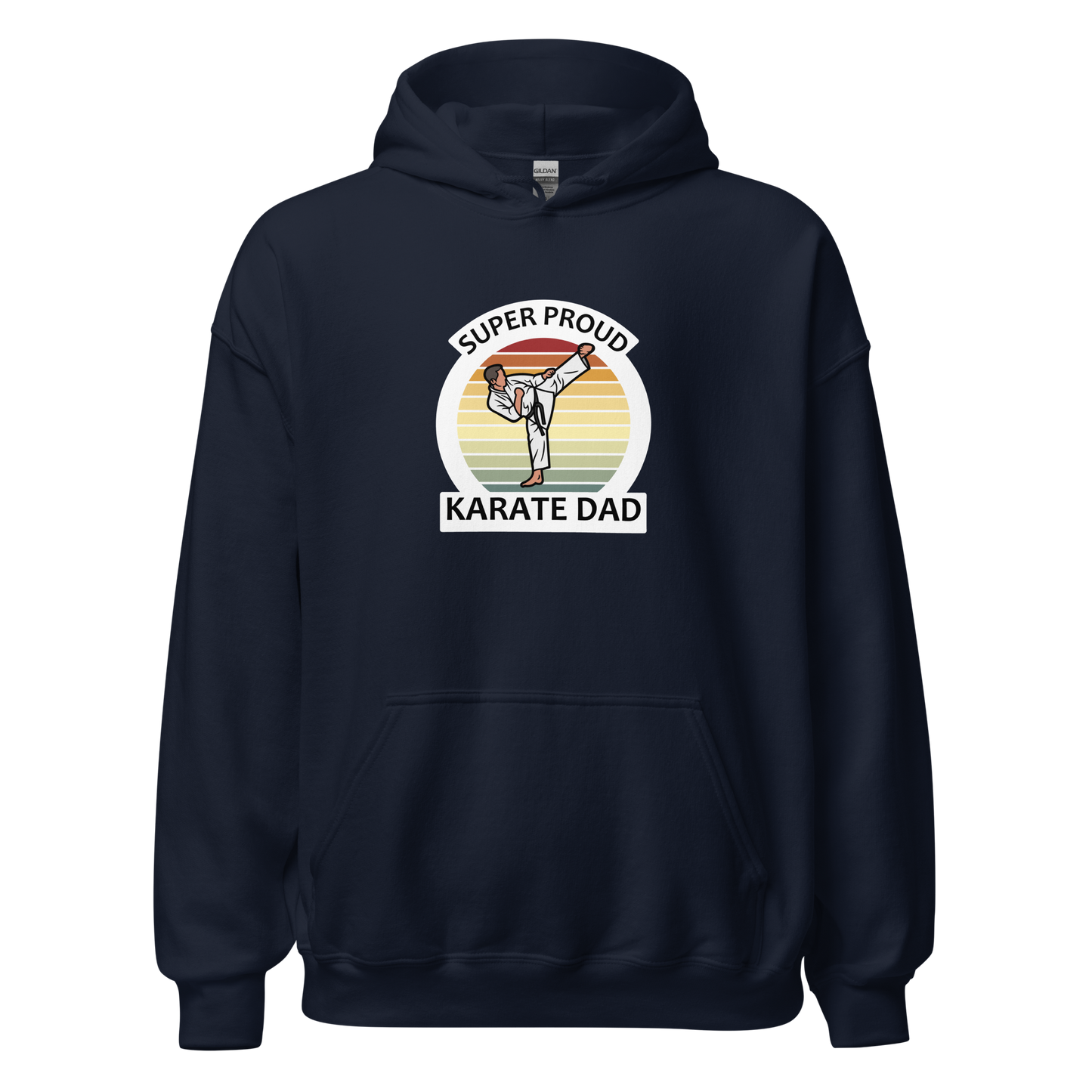 Super Proud Karate Dad Hoodie